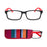 MODFANS Rectangular Classic Matte Frame, Solid-Color Temples, Reading Glasses for Men and Women, Prescription +1.0 to +4.0.