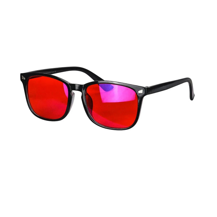 SHINU Men’s glasses blue light blocking computer glasses Yellow Orange lenses glasses for work game red lenses for better sleep