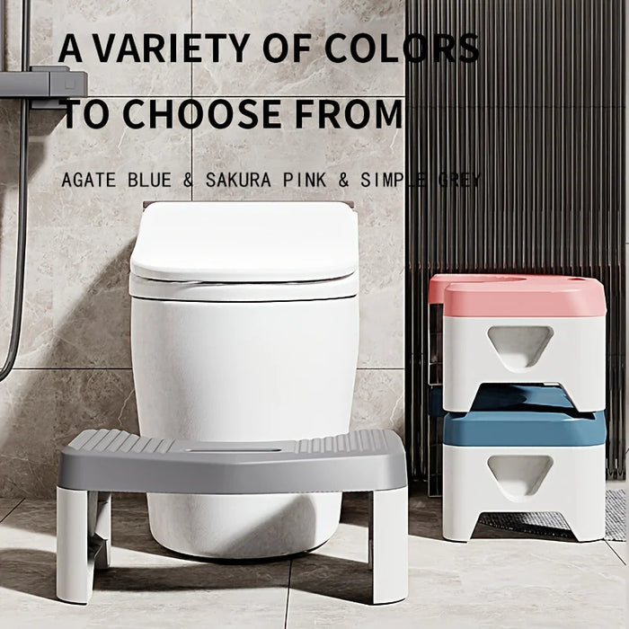 Home Thickened Toilet Foot Stool Squatting Helper Anti Slip Step Stool for Adult Children Pregnant Women Bathroom Foot Rest