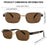 Rectangle Steampunk Sunglasses Men 2026 Luxury Brand Hip Hop Vintage Gold Frame Sun Glasses Male Retro Punk Streetwear Eyewear