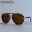 Gafas de sol polarizadas ovaladas piloto estilo Steampunk de gran tamaño para hombre, marca de lujo 2026, con doble puente, gafas de sol para hombre, lentes clásicas