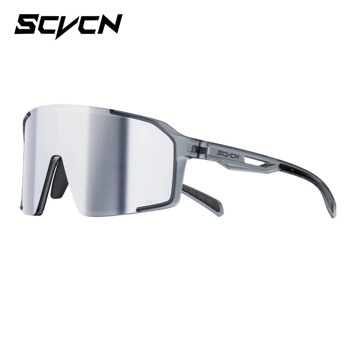 SCVCN Mountain Climbing Glasses Men Running Sunglasses Women MTB Hiking Bicycle Cycling Goggles UV400 Outdoor Sports Protection
