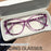 Floral Cat Eye Reading Glasses, Lightweight And Casual For Daily Use, Versatile Decorative Glasses For Both Men And Women