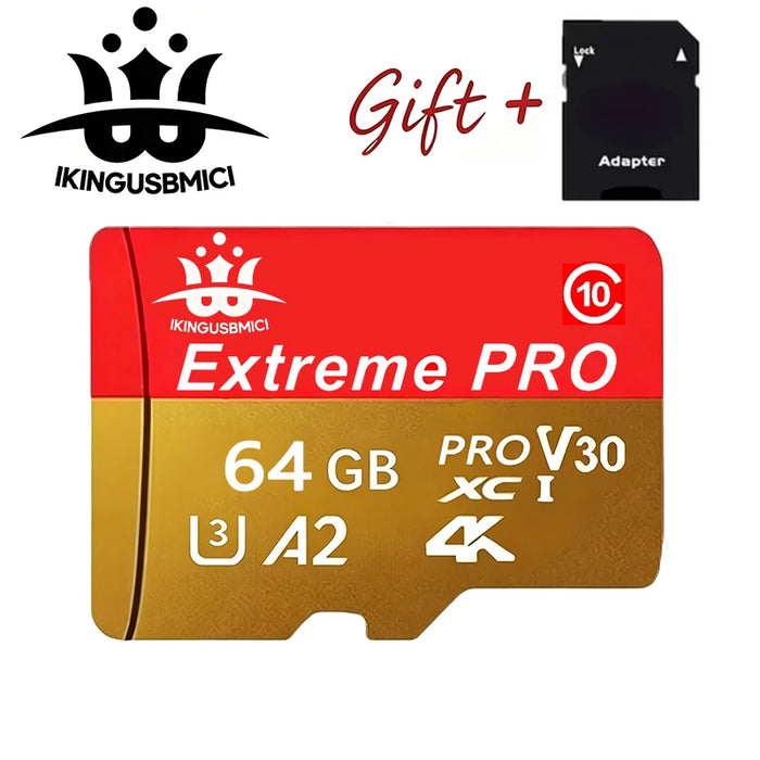 Memory Card 256GB 32GB Micro SD TF 64GB U1 V10 A1 Micro SD SDCS2 100Mb Reading Speed Class 10 Flash Micro Card for Phone