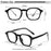 HBK Square Men's Optical Eyeglass Frame Retro High Quality Brand Eyewear Women's Anti Blue Light Decoration Glasses
