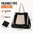 32L Large Capacity Foldable Tote Bag Ultralight 70D Nylon Shoulder Bag Waterproof Outdoor Camping Hiking Grocery Shopper Bag