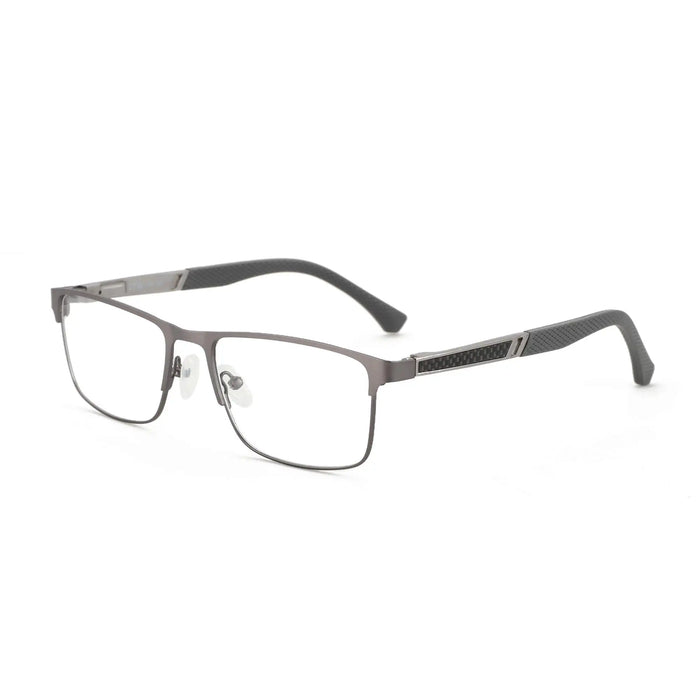 ZENOTTIC Gafas de Presbicia Progresivas Cuadradas a la Moda Montura de Fibra de Carbono de Alta Calidad Gafas de Miopía Gafas Ópticas Hombre