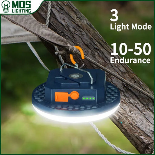 MOSLIGHTING Luz de Camping Recargable Linterna Portátil Luces de Emergencia para Mercado Nocturno Bombilla de Camping al Aire Libre Lámpara de Tienda