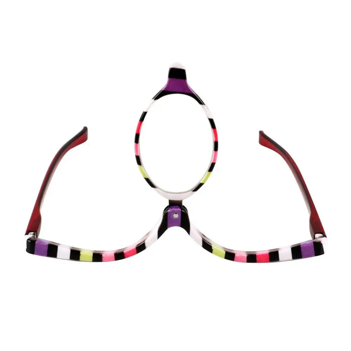 1PC Magnifying Glasses Rotating Makeup Reading Glasses Elder Folding Eyeglasses Cosmetic General +1.0+1.5+2.0+2.5+3.0+3.5+4.0