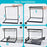 Expandable Double Layer Pull Out Under Sink Organizer Basket Kitchen Cabinet Storage Space Organization Tool