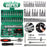 2025 New 46 Piece Auto Repair Combination Ratchet Wrench Vehicle mounted Socket Maintenance Tool Set with Storage Tool Box