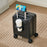 14-Inch Carry-On Suitcase with 3-Section Pull Rod Mobile Phone Holder And Cup Holder Lightweight Travel Luggage Handbag Suitcase