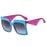 New Two-color Frame Square Sunglasses Women Retro Trending Luxury Female Eyewear Shades UV400 Sun Glasses Brand Oculus