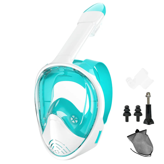 Professional Snorkeling Diving Mask Underwater Scuba Full Face Snorkel Mask Anti Fog Goggles for Kids Adult Swimming Equipment