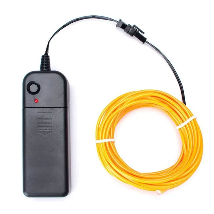 Flexible Neon Light Glow EL Wire Rope Cable LED Lights For Christmas Dance Rave Decoration DIY Shoes Clothing USB LED Strip Lamp