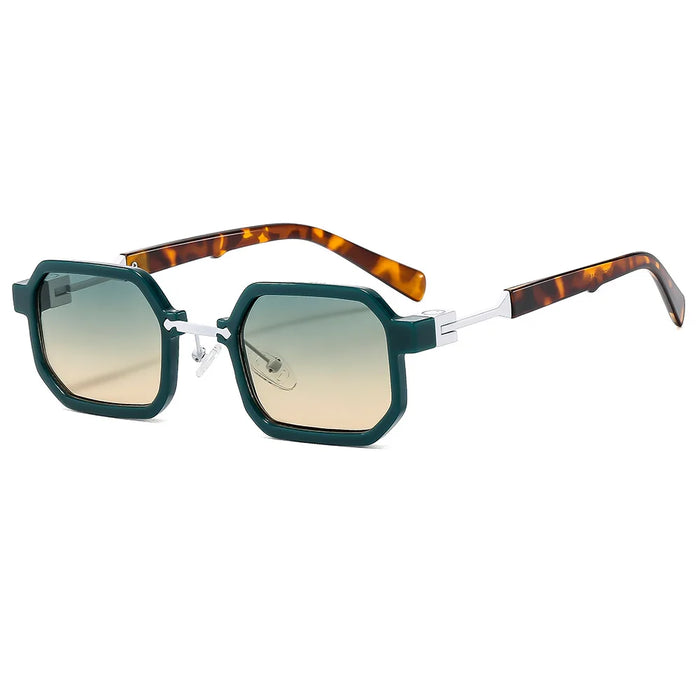Square Sunglasses Women Brand Designer Men Green Sun Glases Driving Fishing UV400 Luxury Oculus