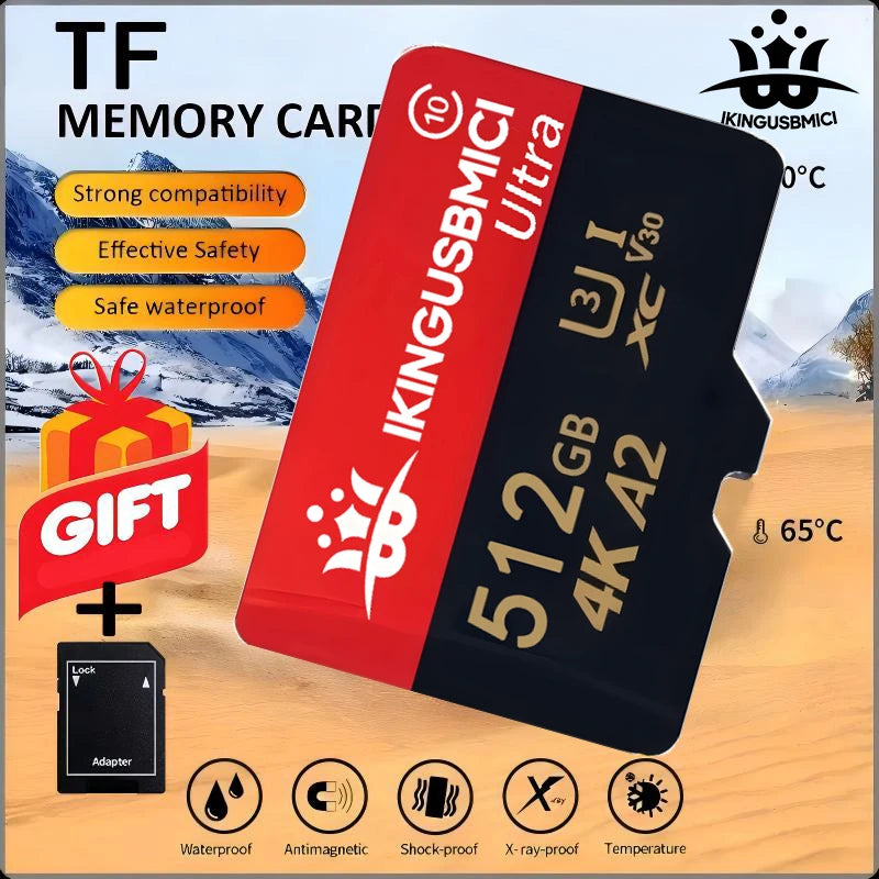 Micro Memory Card SD Cards TF Cards Flash Card 64GB/32GB/16GB/256GB/512GB Premium Quality for Nintendo Switch
