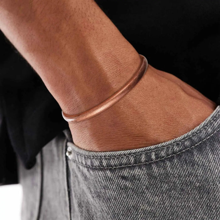 Pure Copper Bracelets for Women Men Waterproof Healing Cuff Bracelets Adjustable Chunky Healing Copper Bangle Jewelry Gifts
