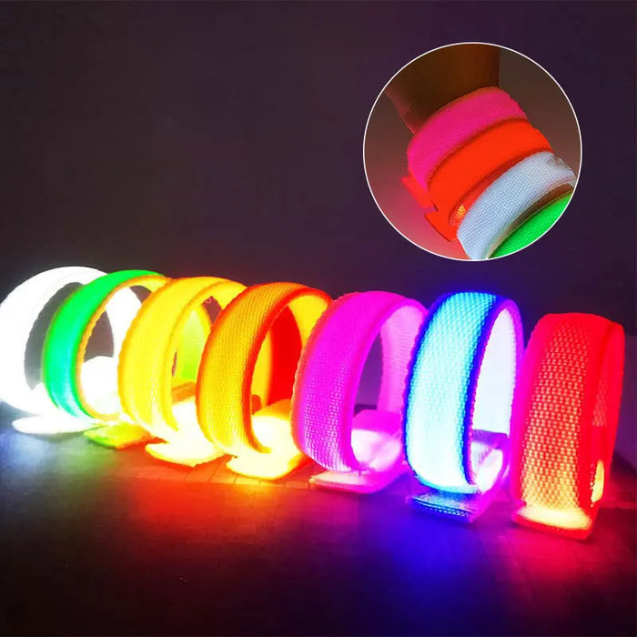 YOMDID Led Luminous Bracelet Concert Party Bar Luminous Bracelet LED Luminous Sports Wrist Strap Perform Bar Party Supplies