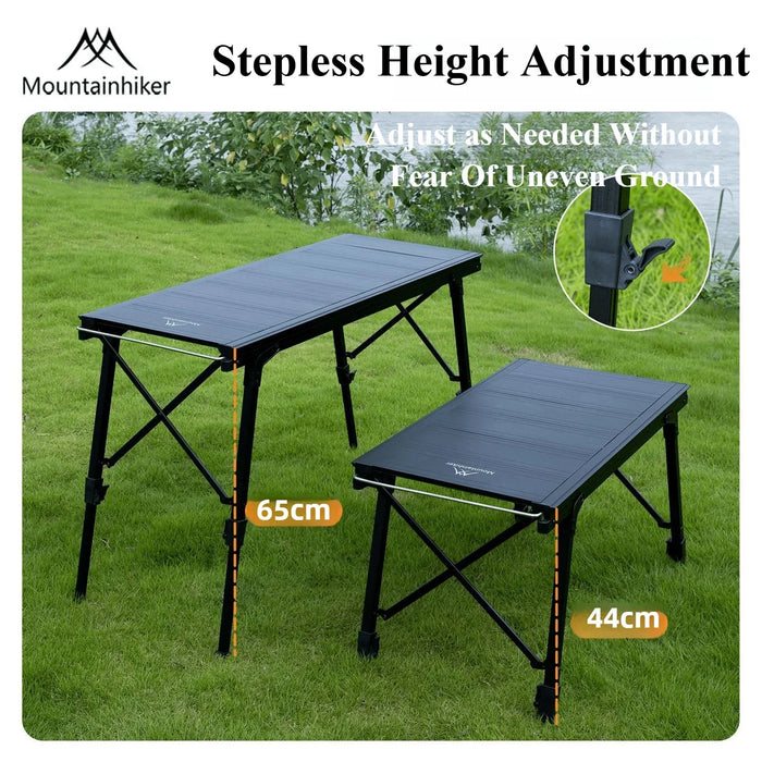 Mountainhiker Camping Folding Lift Removable Multi Unit IGT Table Gas Stove Portable Camp BBQ Grill Table Outdoor Picnic table