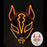 LED Fox Mask Neon Light Up Japanese Kitsune Mask for Halloween Cosplay Party Rave Festival Costume Glowing EL Wire Masque