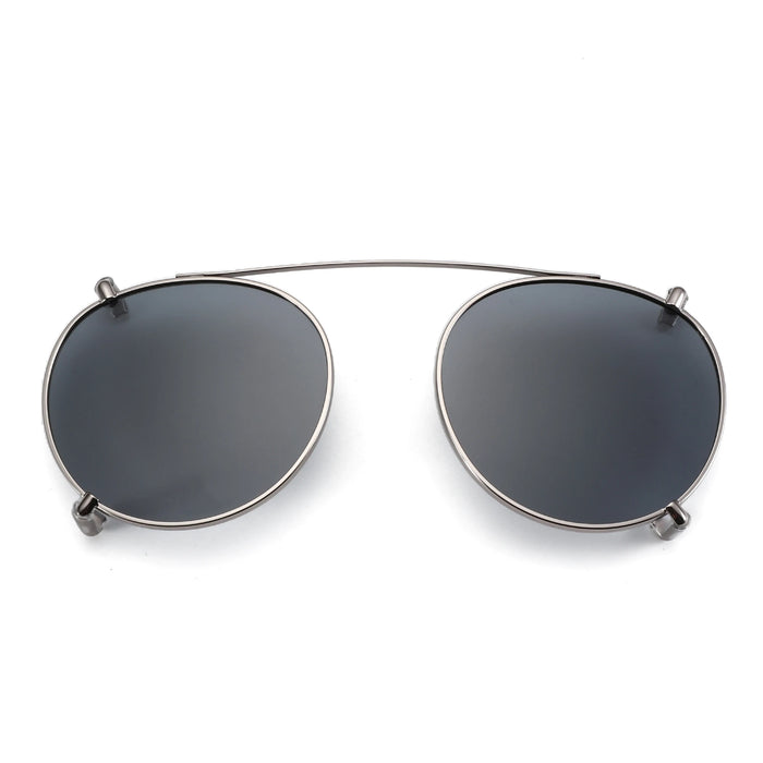 ZENOTTIC-Steampunk Style Clip On Sunglasses for Men Women Anti Blue Light Glasses+Polarized Clip Fashion/Retro Computer Eyewear