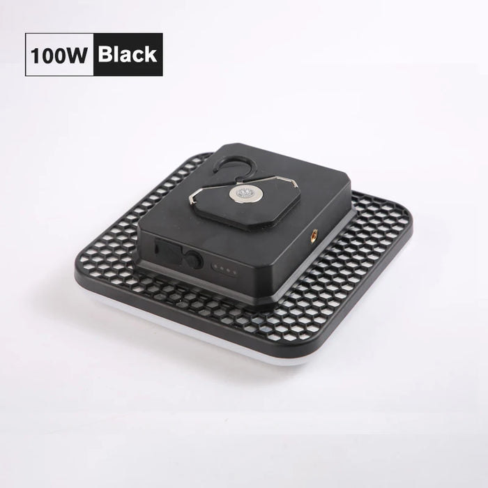 18000mAh 100W Rechargeable LED Camping Lantern Strong Light Magnetic Portable Torch Tent Light Emergency Work Maintenance Light