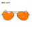 SHINU Gafas con lentes de bloqueo de luz azul para hombre, lentes naranjas, filtro de luz azul, mejor sueño y descanso, montura de metal