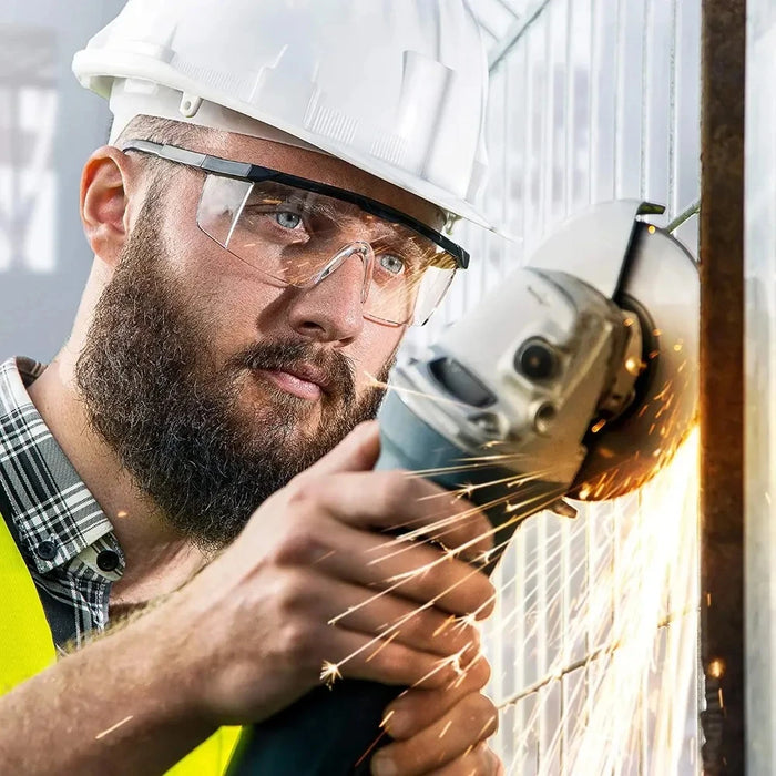 2 Piezas Gafas de Seguridad Antisalpicaduras para el Trabajo, Gafas Protectoras de Laboratorio, Gafas Industriales Protectoras a prueba de Viento y Polvo, Gafas de Ciclismo