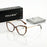 VIOLA MAG Lunettes de lecture œil de chat vintage, Lunettes anti-lumière bleue en métal, Quotidien femme, Pochette à lunettes