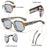 HBK Fashion Punk Sunglasses for Menluxury Brands Polygon Core Insert Leg Sun Glasses Women Summer Beach Party Ideal Choice