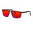 SHINU Red Glasses Blue Light Blocking Computer Glasses Orange Clear Lenses Glasses Anti Radiation Protection Eyeglasses