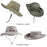 Sombrero de cubo de verano para hombre, protección UV para exteriores, ala ancha, Panamá, Safari, caza, senderismo, malla, pescador, gorra de protección solar para playa