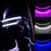 Lunettes lumineuses pour artistes de boîte de nuit Lunettes LED Fête Danse Rave Noël 6V LED Lunettes de soldat futuristes Lumières néon