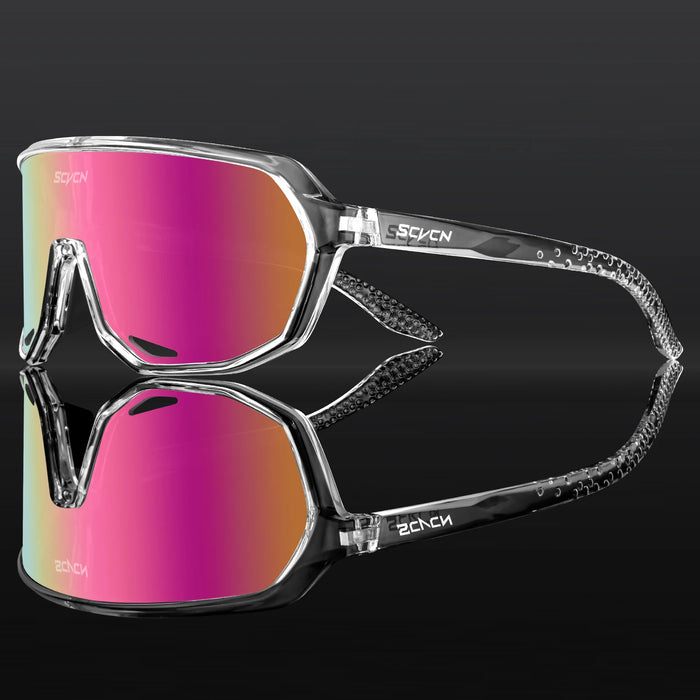 Scvcn Photochromic Sunglasses Cycle Glasses for Men Sun Mountain Bike Bicycle Cycling Eyewear Goggles Sports UV400 Polarized MTB
