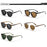 HBK Fashion Polarized Sunglasses Men Round TR90 Frame Fashion Sun Glasses Women Driving Sports UV400 Lunette De Soleil Homme