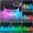Nuevas gafas estilo Cyberpunk geniales, decoración de fiesta luminosa, gafas de sol LED que brillan, para fiestas en bares, raves y bailes