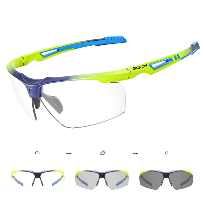 SCVCN Photochromic Cycling Glasses Men UV400 Bicycle Glasses MTB Outdoor Sports Cycling Sunglasses Road Bike Glasses Eyewear