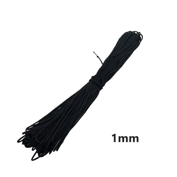 Paracord 1mm/2mm/3mm/4mm 7 stand Cores Paracord Parachute Cord Lanyard Tent Rope For Hiking Camping Clothesline DIY Bracelet