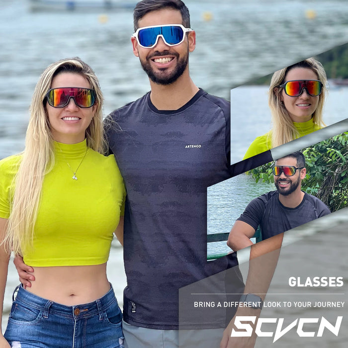 Photochromic Cycling Sunglasses Sports Glasses for Men Sun Mountain Bike Road Bicycle Eyewear Goggles Sports UV400 Polarized MTB