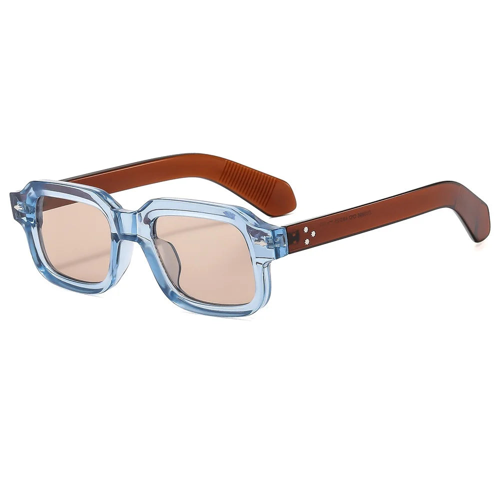 Women Square Sunglasses Men Transparent Sun Glasses Travel Holiday Shades Vintage Retro UV400 Lunette Soleil Femme Gafas De Sol