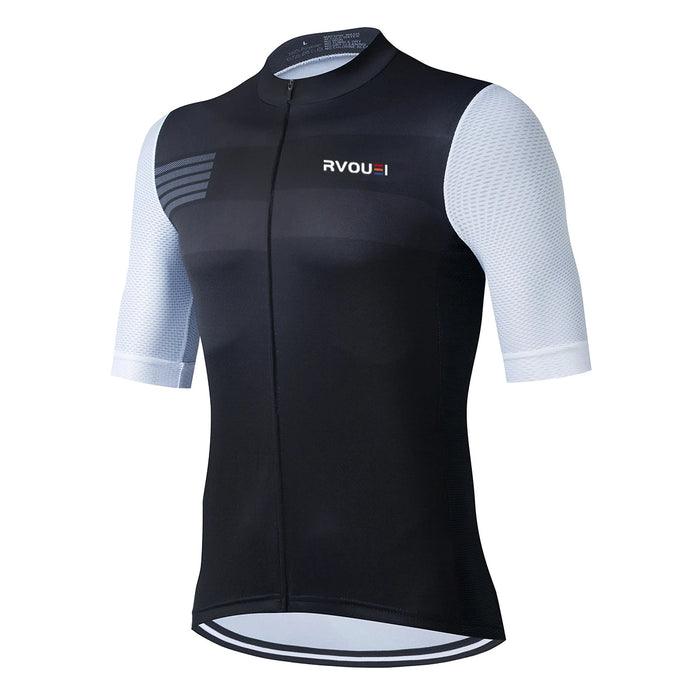 Rvouei Team Men Cycling Jersey Cycling Racing Tops Short Sleeve Cyclist Clothes Shirt Maillot Summer Bicycle Bike Wear