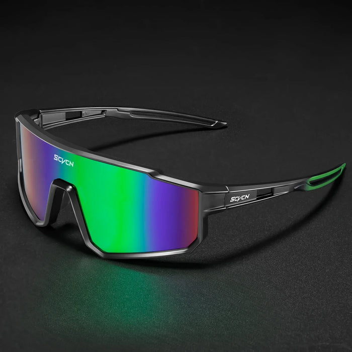 SCVCN New Cycling Glasses UV400 Sports Running Sunglasses Men Women Outdoor Drving Hiking Riding Goggles MTB Bicycle Eyewear