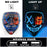 Máscara LED luminosa V de Vendetta, máscara facial completa anónima que brilla en la oscuridad para fiestas, raves, Halloween, cosplay y accesorios de disfraces.