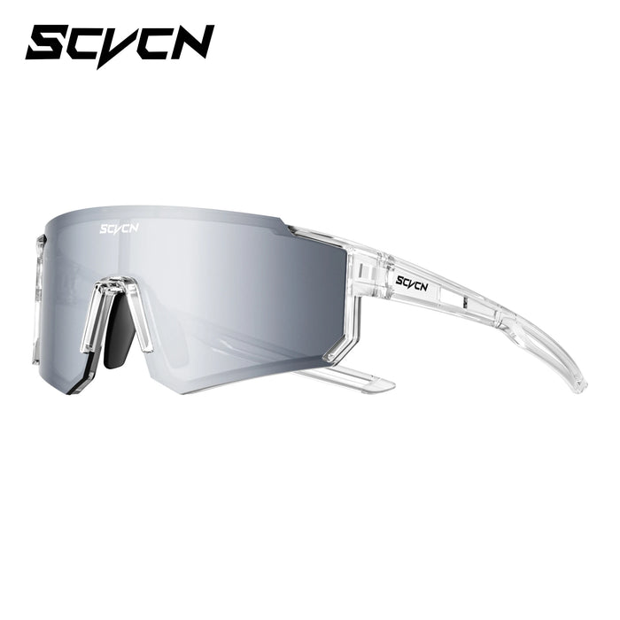 SCVCN UV400 Mountaineering Cycling Protective Glasses Running Sunglasses Stylish Hiking Driving Glasses MTB Sports Sunglasses
