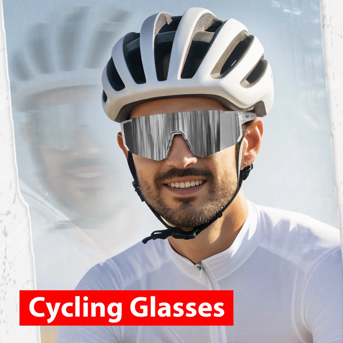 SCVCN Cycling Glasses Outdoor Sports Bicycle Sunglasses UV400 Men MTB Cycling Glasses Women Road Bike Sunglasses