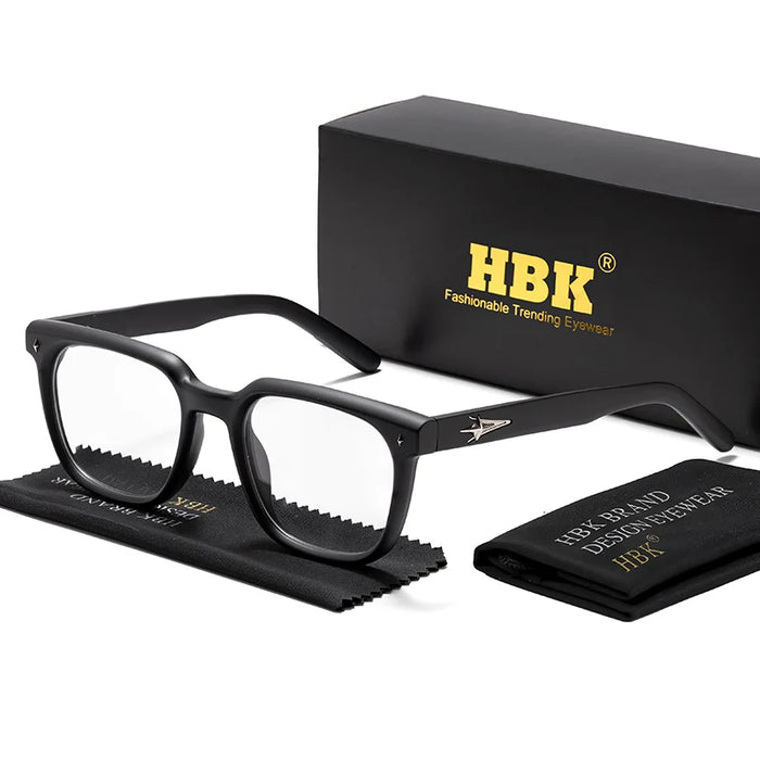 HBK New Fashion Square Glasses Frames Brand Design Unisex Frames Women Anti Bluelight Computer Glassesoptical Eyeglasses Frame