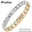 ARADOO Preumium Pure Copper Bracelet for Men Women Double Row Magnetic Therapy Wristband Jewelry Gifts