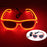 Halloween Funny Sunglasses Personalized Eyewear Alien Style Glasses Luminous Neon Glasses For Rave Festival Club Party Props