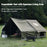 PAKICETUS Inflatable Camping Tent 4 Season Snowproof Family Shelter Hand Pump Easy Setup Outdoor Camping